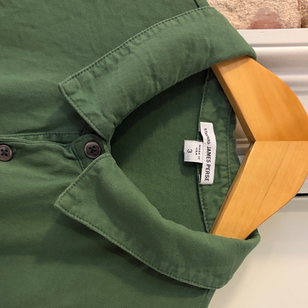 James Perse Polo Shirt size 3 - Picture 3 of 5